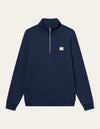 Les Deux MEN Piece Half-Zip Sweatshirt 2.0 Sweatshirt 482061-Blueprint Melange/Light Sand-Dark Sand