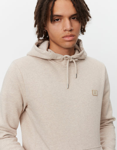 Les Deux MEN Piece Hoodie Hoodie 206045-Light Sand Melange/Ivory-Dark Sand