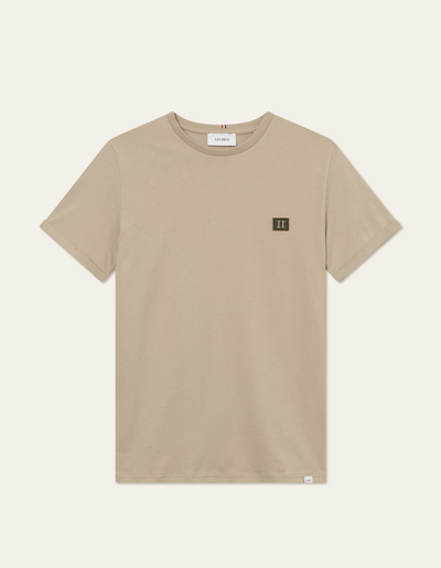 Les Deux CO-LAB Piece T-Shirt SMU T-Shirt 810026-Dark Sand/Deep Forest-Light Grey