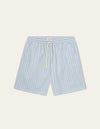 Les Deux MEN Stan Stripe Seersucker Swim Shorts Swimshorts 466218-Summer Sky/Light Ivory