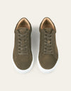 Les Deux MEN Theodor Suede Sneaker Shoes 522522-Olive Night