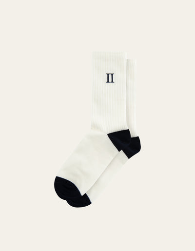 Les Deux MEN William 2-Pack Socks Underwear and socks 241460-Off White/Navy