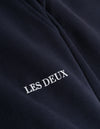 Les Deux MEN Lens Sweatpants Sweatpants 460201-Dark Navy/White