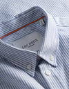 Les Deux MEN Oliver Oxford Shirt Shirt 4692-Stripe Dark Navy
