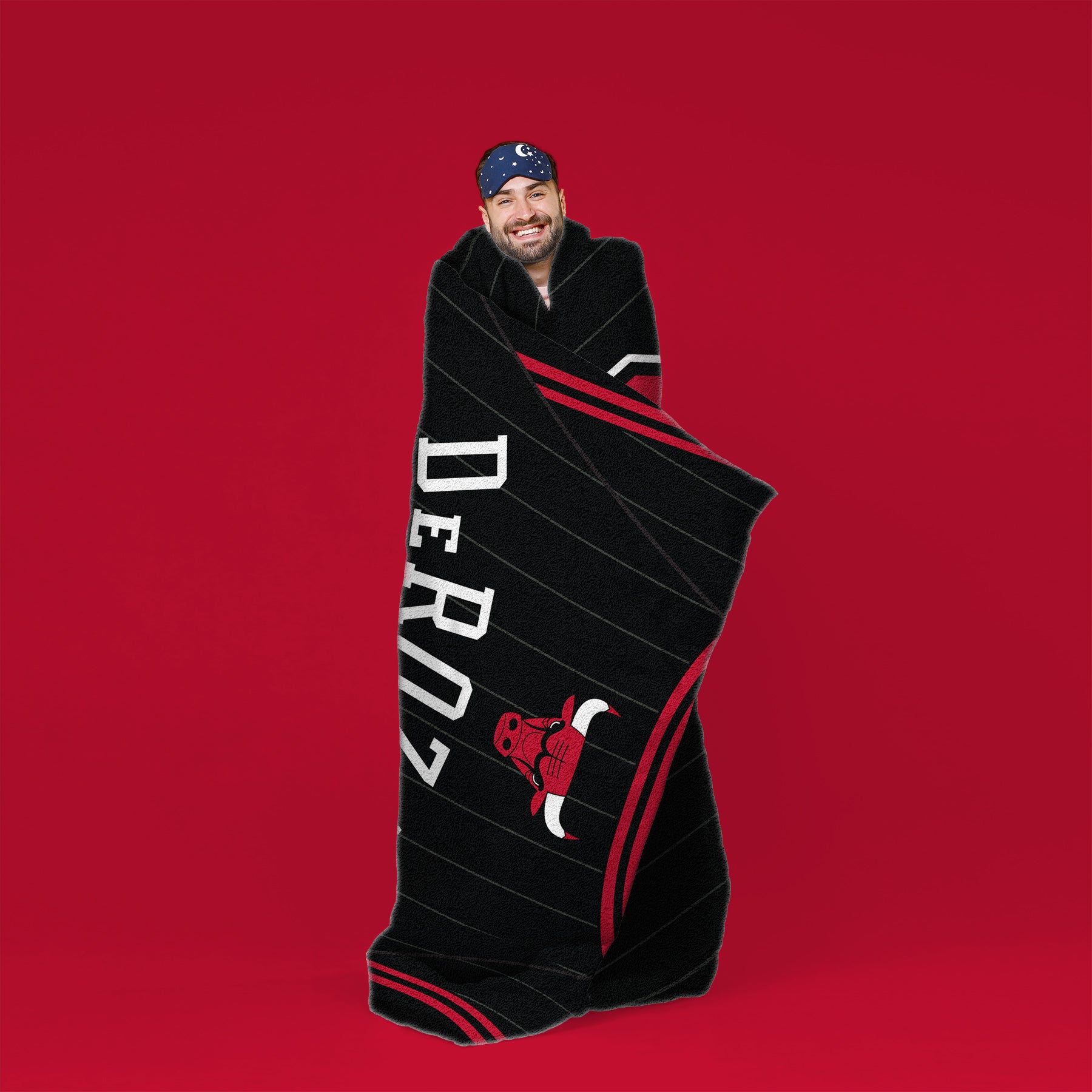 Chicago Bulls Retired Jerseys Banners Fleece Blanket