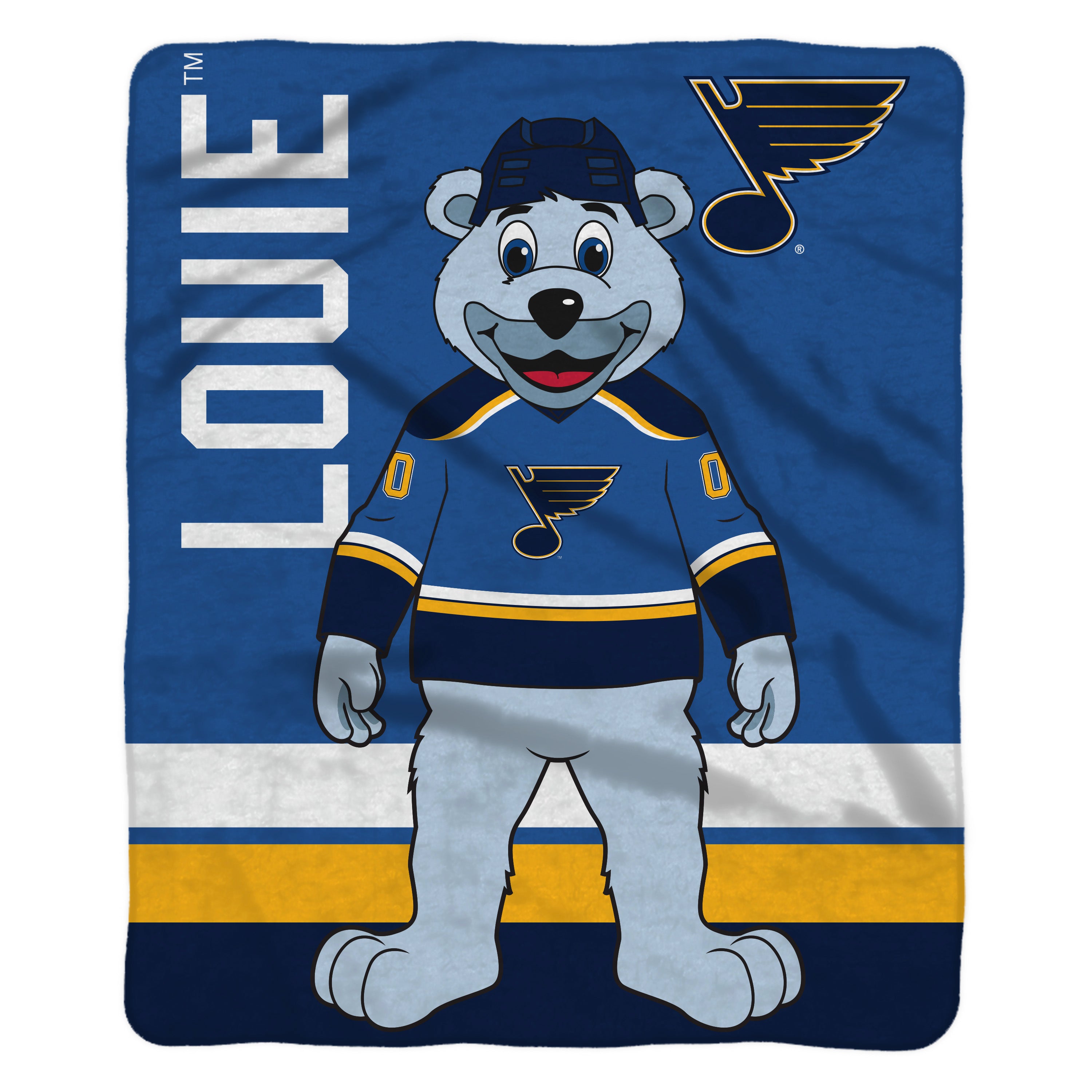 St Louis Blues Louie 60 X 80 Rachel Plush Blanket Yoursleepsquad