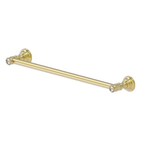  Single towel bar with crystal glass detail