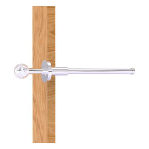 Clearview brass and hardwood garment rod