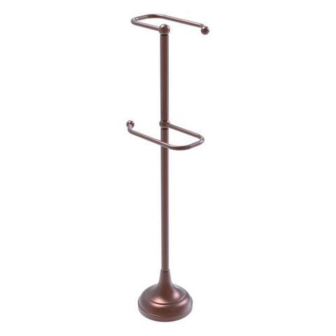 freestanding dual toilet paper holder Allied Brass