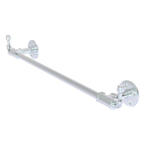 Pipeline towel bar with hooks