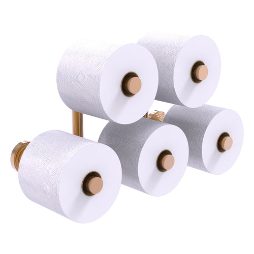 5 roll brass toilet paper holder