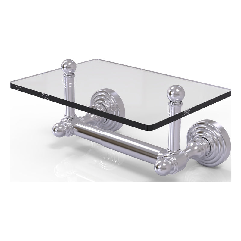 Waverly Place Collection Two Post Toilet Tissue Holder with Glass