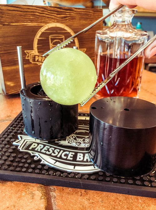 Ice Ball Press Whiskey pickleback interesting new recipe ideas with ice ball presses