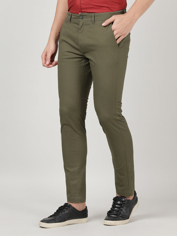 BOSS - Slim-fit trousers in virgin wool with drawstring waist