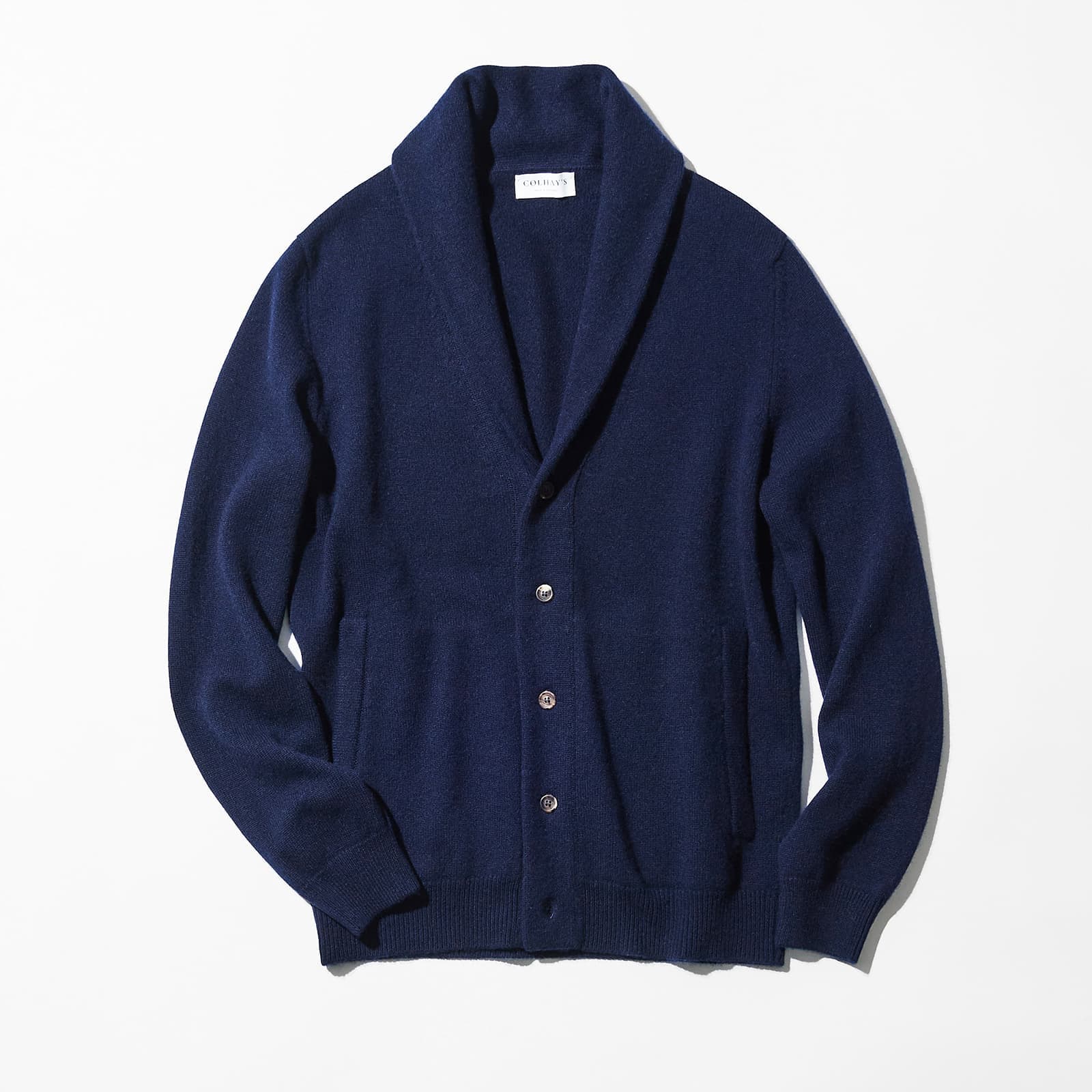 “Kolheis” shawl collar knit is 100% cashmere♡ 2