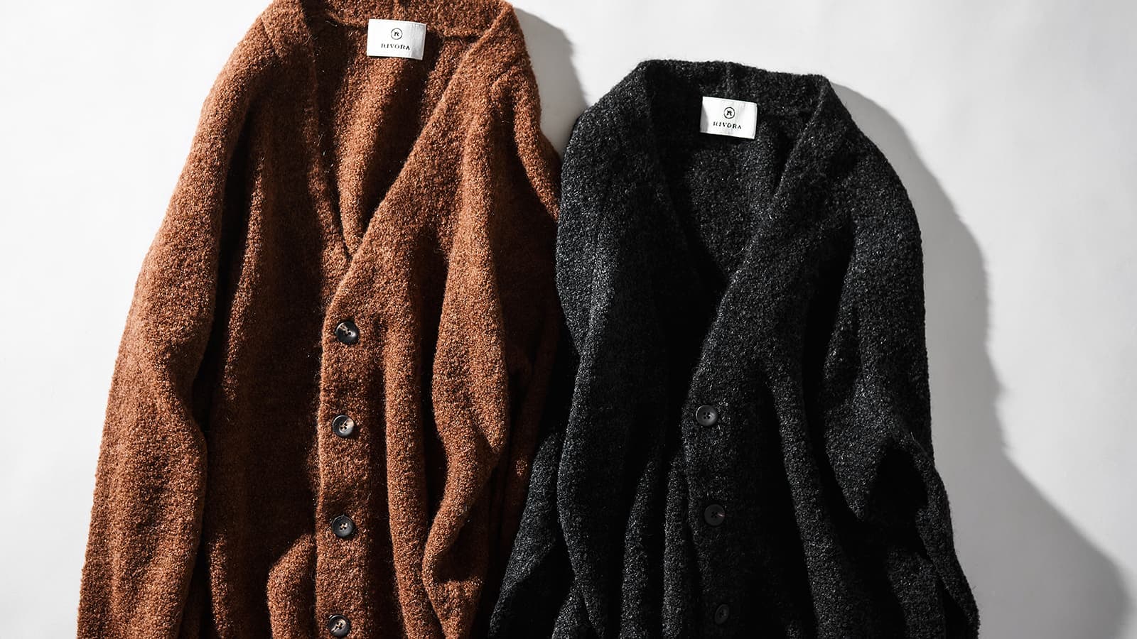 Rivola's mohair cardigan looks like a feather robe