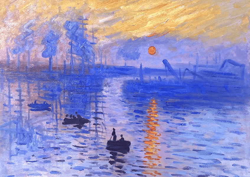 Claude Monet – Impression soleil levant – impression sunrise Leggings by  oldking