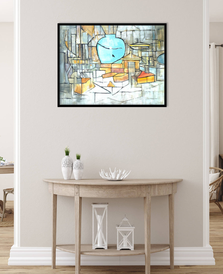 Stillleben mit Ingwerglas II - Piet Mondrian