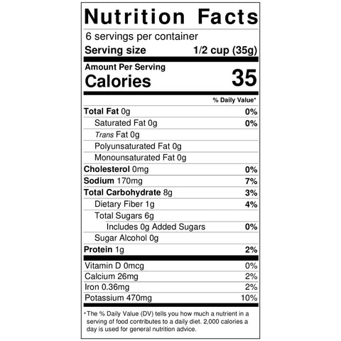 Cosi Com'e Whole Yellow Datterini Tomatoes Unpeeled In Juice  28.22 Oz (800g) Nutritional Facts