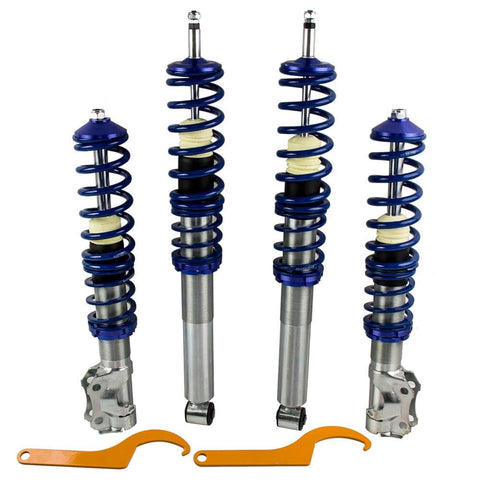 maXpeedingrods Coilovers Adjustable Height for VW Golf MK5/MK6 Jetta MK5 B6  Passat EOS CC Tiguan Beetle 2003-2014 for Audi A3/TT 2006-2014, Complete