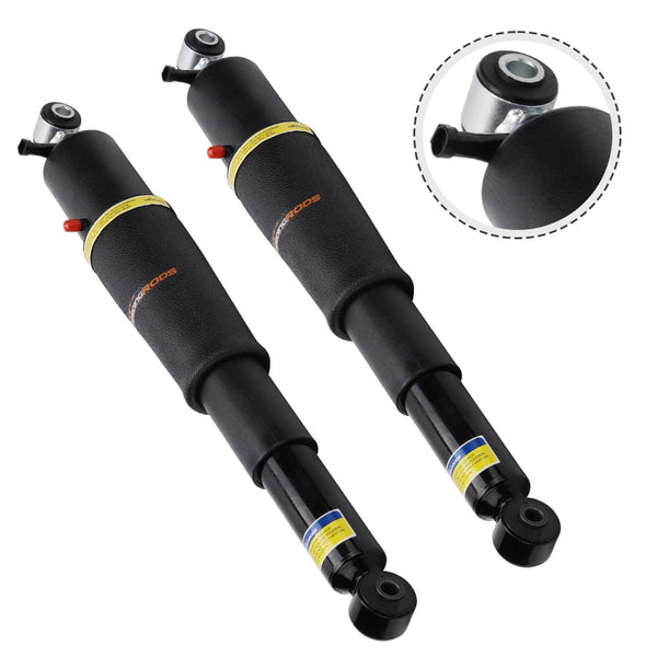 Pair Rear Air Ride Suspension Shock 2002-2014 compatible for Cadillac  Escalade Rear