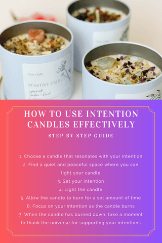 How to use intention candles effectively