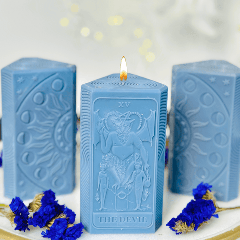 Tarot card silicone candle mold