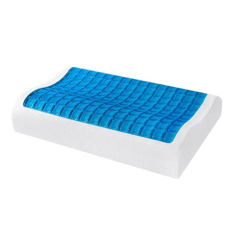 Oreiller ergonomique rafraîchissant gel box - Blanc - Kiabi - 32.90€