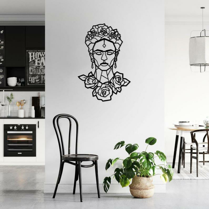 Frida Kahlo Metal Wall Art – POIROT DESIGN