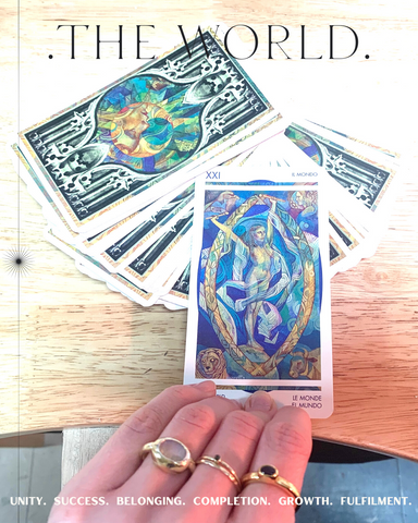 Tarot Card Reading The World ~ Representing Unity, Success, Belonging, Completion, Growth, Fulfilment