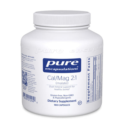 Pure Encapsulations - Cal/Mag (Malate) 2:1 - OurKidsASD.com - #Free Shipping!#