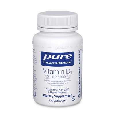 Pure Encapsulations - Vitamin D3 5,000 IU - OurKidsASD.com - #Free Shipping!#