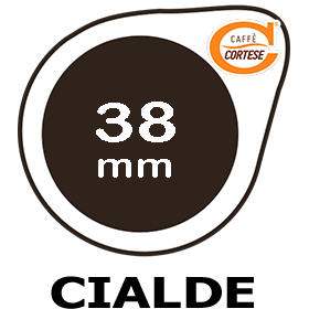 Cialde caffè Cortese 38 mm