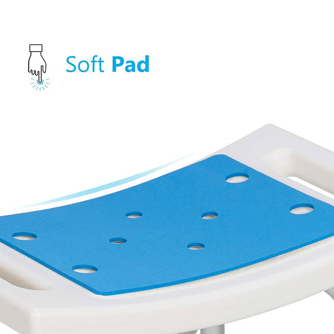 Heavy Duty Shower Stool  with Soft Pad