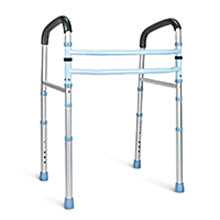 Adjustable Toilet Handrails   Medical Stand-Alone Toilet Safety Frame and Commode Rail