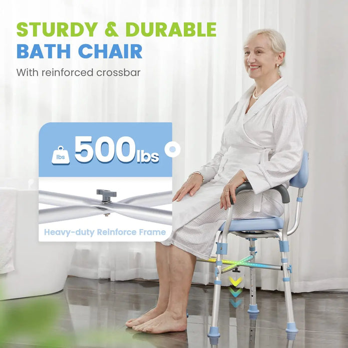 500lbs heavy duty shower chair