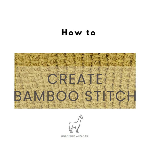 Bamboo Stitch Video