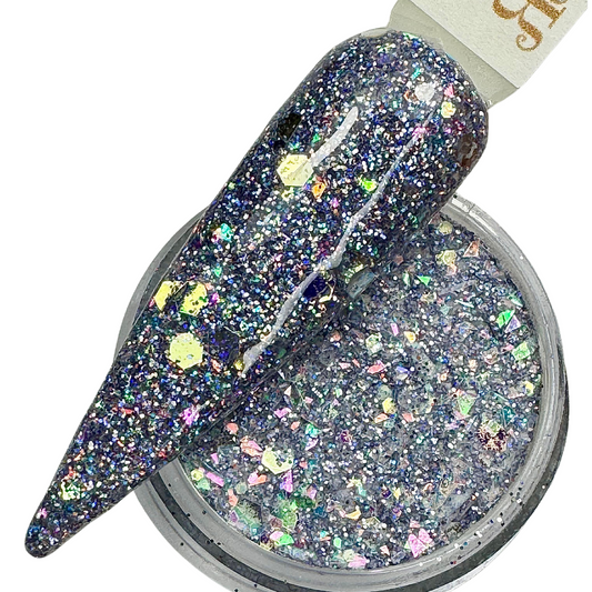 Ethereal Purple Fine Glitter Nail Dip Powder – Dipnotic Nails