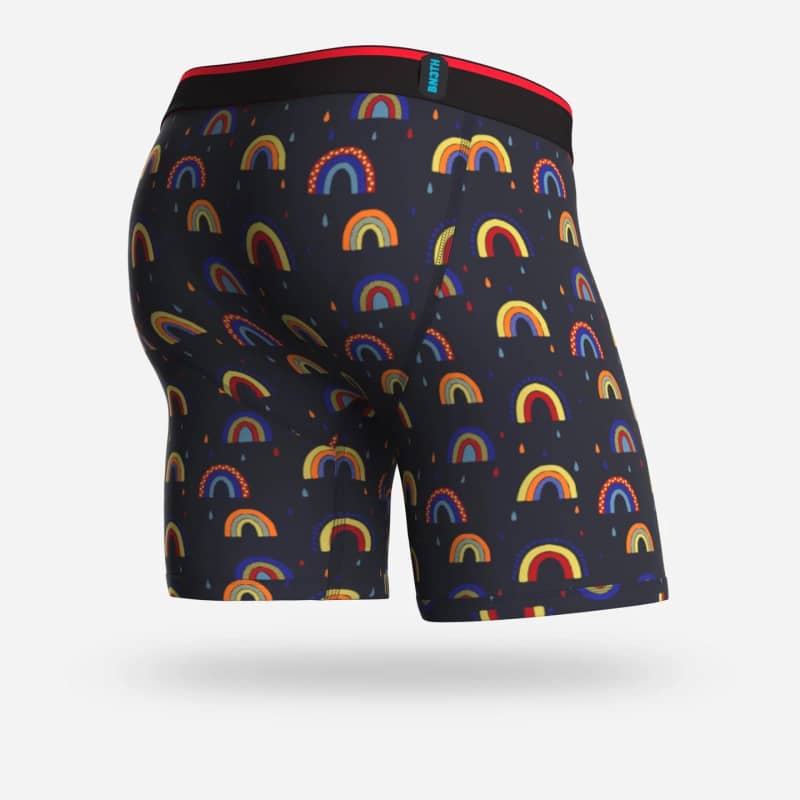 BN3TH Men's Classic Trunk Print - Rainbows - Dark Navy Underwear Small