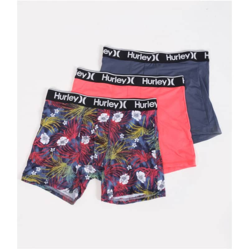 Hurley Men's 6 Pack Regrind Boxer Brief