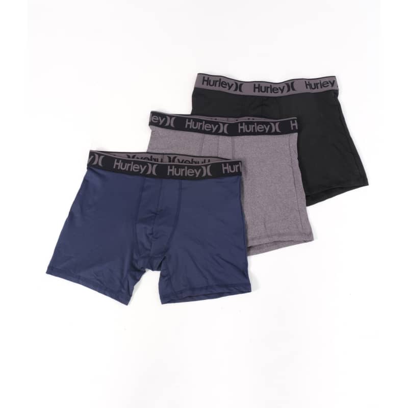 Hurley Regrind Men's Boxer Briefs 3 Pack Size XL Underwear NEW