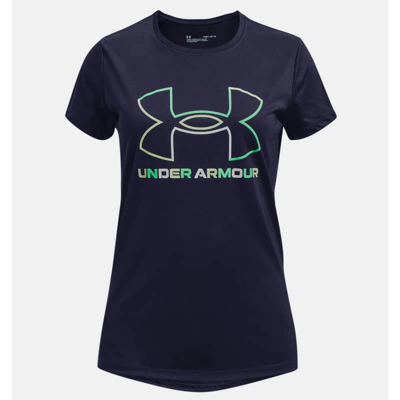 Under Armour Big Girls 7-16 UA Tech Twist Logo Short Sleeve T