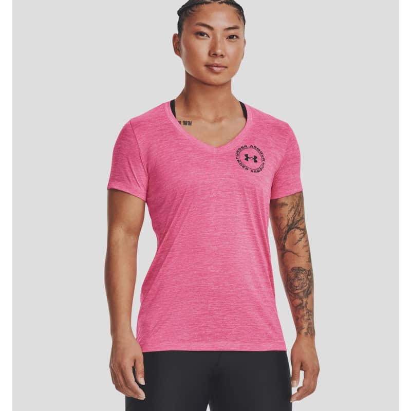 Under Armour Women's UA Tech Twist Big Logo Gel Short Sleeve – Moonbeam  Country Store