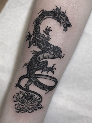 dragon tattoo by jrunin on DeviantArt