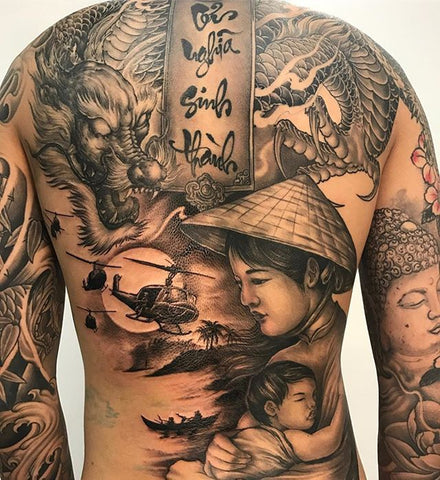 The history of vietnamese dragon tattoos  1984 Studio