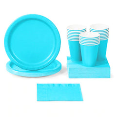 Aqua Party Tableware