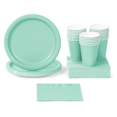 Mint Green Party Tableware