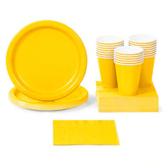 Yellow Party Tableware