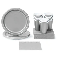 Silver Party Tableware