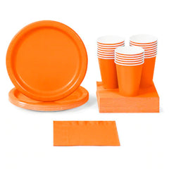 Orange Party Tableware